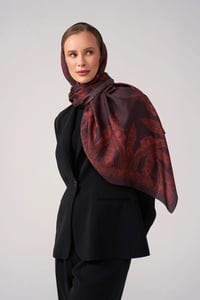 Wennora NuraShine Bordo Şal