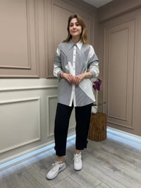 Yusuf Özdemir 25Y1465 Siyah Paçası Düğmeli Pantolon