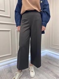 Yusuf Özdemir 26K1603 Kahve Bol Paça Pantolon