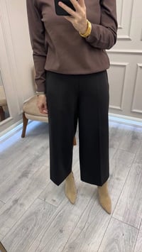 Yusuf Özdemir 26K1603 Kahve Bol Paça Pantolon