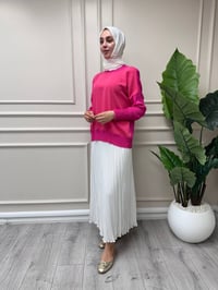 Yusuf Özdemir 26Y1504 Beyaz Şifon Bürümcük Etek