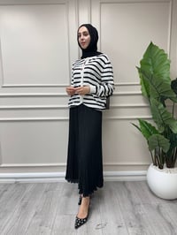 Yusuf Özdemir 26Y1504 Siyah Şifon Bürümcük Etek