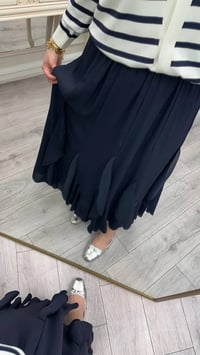 Yusuf Özdemir 26Y1631 Lacivert Fırfırlı Etek