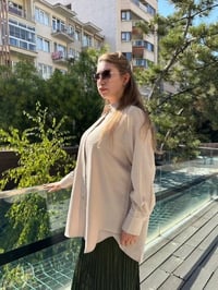 Zeynep Şule 11144 Bej Gömlek