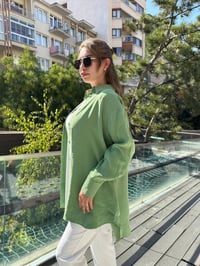 Zeynep Şule 11144 Yeşil Gömlek