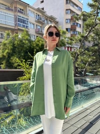 Zeynep Şule 11144 Yeşil Gömlek