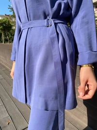 Zeynep Şule 16005 Koyu Mavi Kemerli İkili Takım