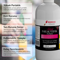 Akrilik Su Bazlı Parlak Vernik 400ml