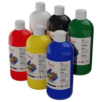 Ana Renkler Akrilik Boya 6'lı Set 6x500gr