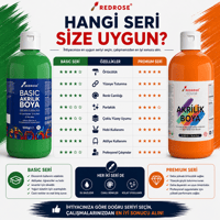 Ana Renkler Basic Akrilik Boya 6'lı Set 6x500gr