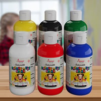 Ana Renkler Parmak Boyası 6'lı Set 6x250gr