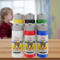 Ana Renkler Parmak Boyası 6'lı Set 6x60ml