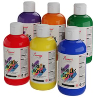Ara Renkler Akrilik Boya 6'lı Set 6x250gr