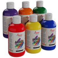 Ara Renkler Akrilik Boya 6'lı Set 6x250gr
