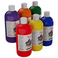 Ara Renkler Akrilik Boya 6'lı Set 6x500gr