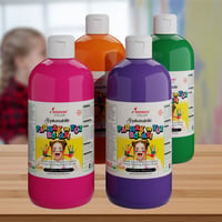 Ara Renkler Parmak Boyası 4'lü Set 4x500gr