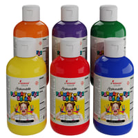 Ara Renkler Parmak Boyası 6'lı Set 6x250gr