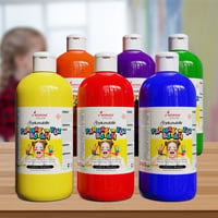 Ara Renkler Parmak Boyası 6'lı Set 6x500gr