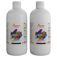 Beyaz Akrilik Boya 2'li Set 2x500gr