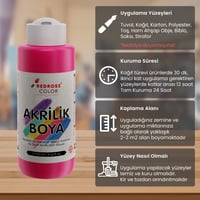 Fuşya Akrilik Boya 120ml