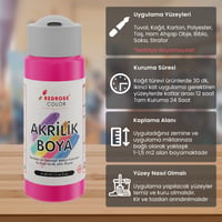 Fuşya Akrilik Boya 60ml