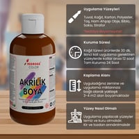 Kahverengi Akrilik Boya 250gr