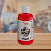 Kırmızı Akrilik Boya 250gr