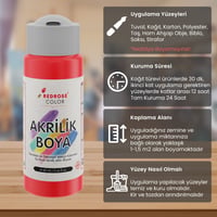 Kırmızı Akrilik Boya 60ml