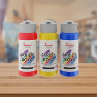 Kırmızı-Mavi-Sarı Akrilik Boya 3'lü Set 3x60ml