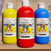 Kırmızı-Mavi-Sarı Parmak Boyası 3'lü Set 3x500gr