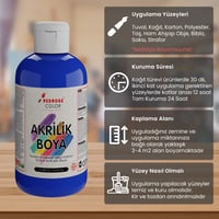 Mavi Akrilik Boya 250gr