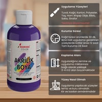 Mor Akrilik Boya 250gr