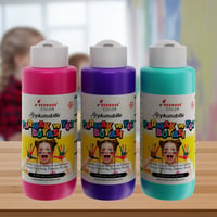 Mor-Fuşya-Turkuaz Parmak Boyası 3'lü Set 3x120ml