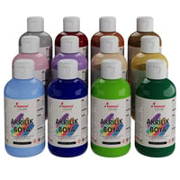 Pastel Renkler Akrilik Boya 12'li Set 12x250gr