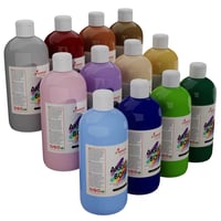 Pastel Renkler Akrilik Boya 12'li Set 12x500gr