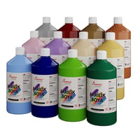Pastel Renkler Akrilik Boya 12'li Set 12x1000gr
