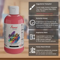 Pembe Akrilik Boya 250gr