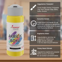 Sarı Akrilik Boya 60ml