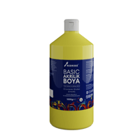 Sarı Basic Akrilik Boya 1000gr