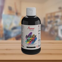 Siyah Akrilik Boya 250gr