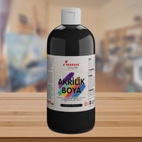 Siyah Akrilik Boya 500gr