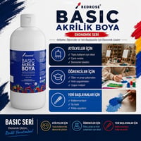 Siyah Basic Akrilik Boya 1000gr