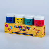 Süper Yıkanabilir Parmak Boyası 4x60gr