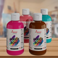 Tamamlayıcı Renkler Akrilik Boya 4'lü Set 4x250gr