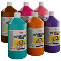 Tamamlayıcı Renkler Parmak Boyası 6'lı Set 6x1000gr