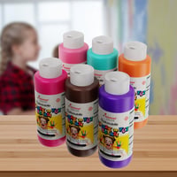 Tamamlayıcı Renkler Parmak Boyası 6'lı Set 6x120ml