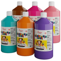 Tamamlayıcı Renkler Parmak Boyası 6'lı Set 6x1000gr