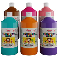 Tamamlayıcı Renkler Parmak Boyası 6'lı Set 6x1000gr