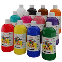 Tüm Renkler Parmak Boyası 12'li Set 12x500gr