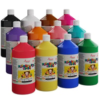 Tüm Renkler Parmak Boyası 12'li Set 12x1000gr